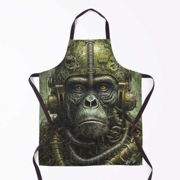 Artikelvorschau, Biomechanical Steampunk Ape 1 entworfen und verkauft von Earth Celebration Designs.