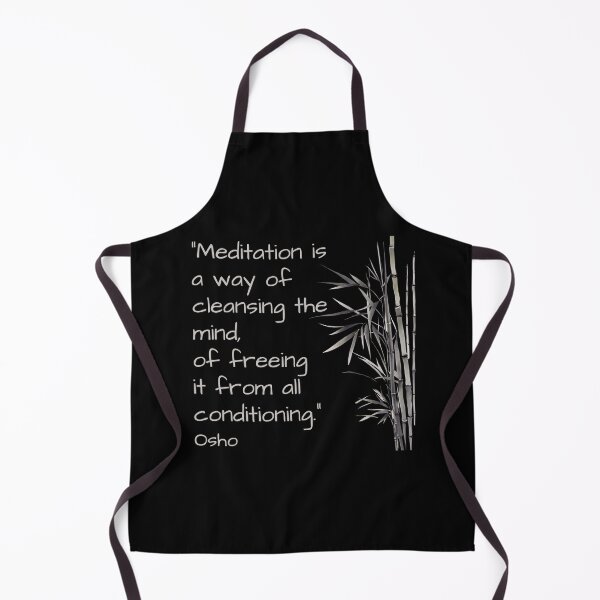 Item preview, Meditation is a way of cleansing the mind... Osho quote designed and sold by RetComly.