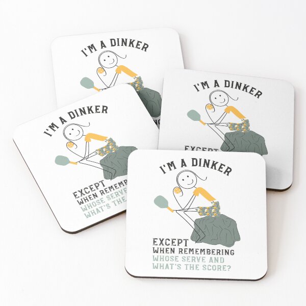 Item preview, Womens Pickleball Pun I'm a Dinker Thinker designed and sold by whyitsme.