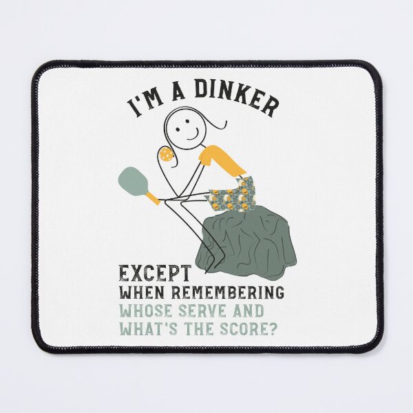 Item preview, Womens Pickleball Pun I'm a Dinker Thinker designed and sold by whyitsme.