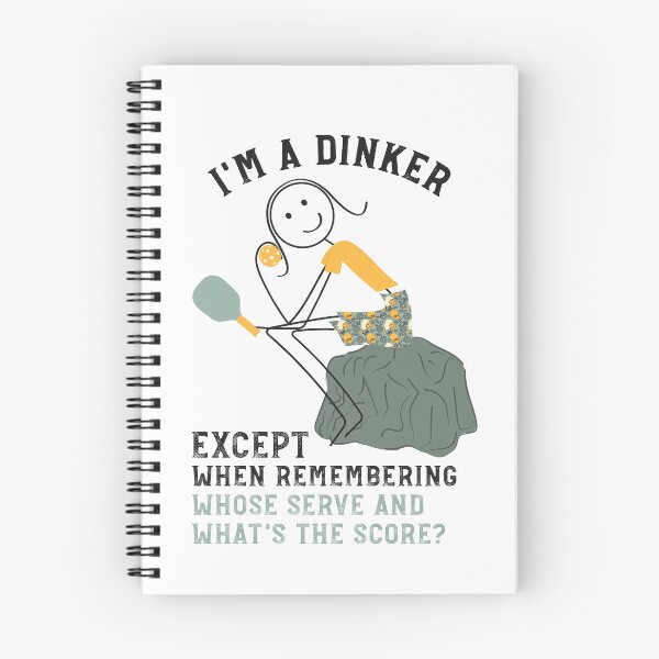 Item preview, Womens Pickleball Pun I'm a Dinker Thinker designed and sold by whyitsme.