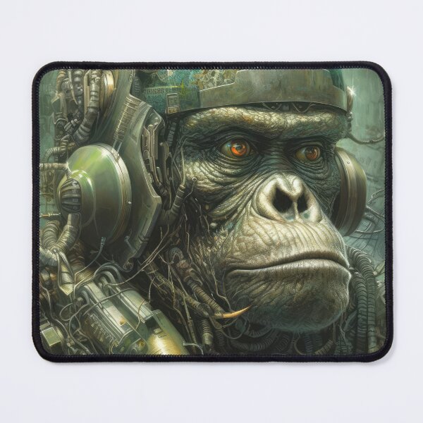 Item preview, Biomechanical Steampunk Ape 2 designed and sold by Earth Celebration Designs.
