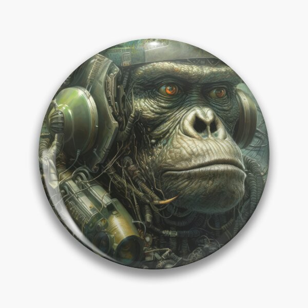 Artikelvorschau, Biomechanical Steampunk Ape 2 entworfen und verkauft von Earth Celebration Designs.