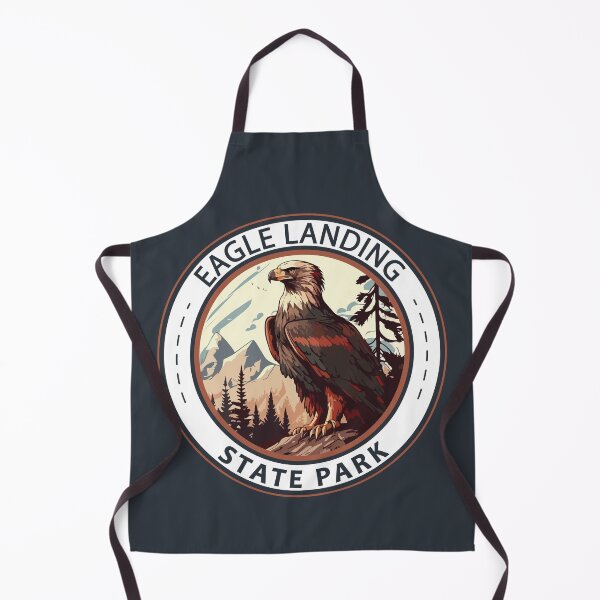 Item preview, Eagle Landing State Park Connecticut Bald Eagle Badge designed and sold by KrisSidDesigns.