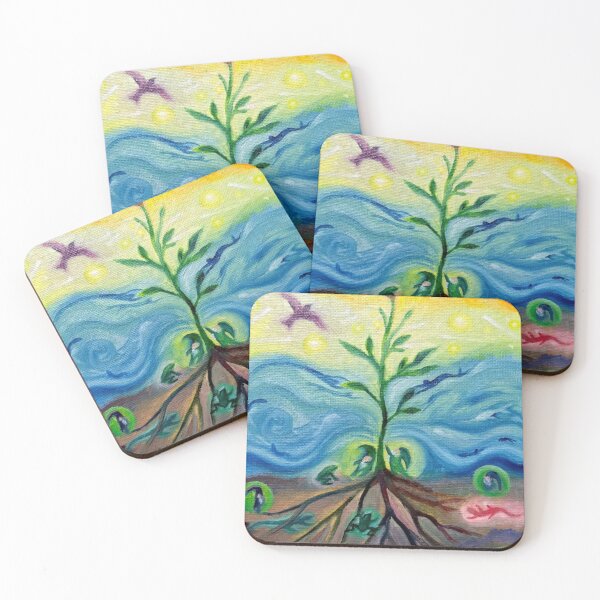 Item preview, salamanders, sylphs, undines and gnomes designed and sold by SpiritualArt11.
