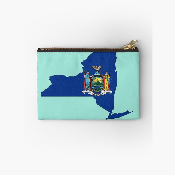 Item preview, New York Map With New York State Flag designed and sold by Havocgirl.