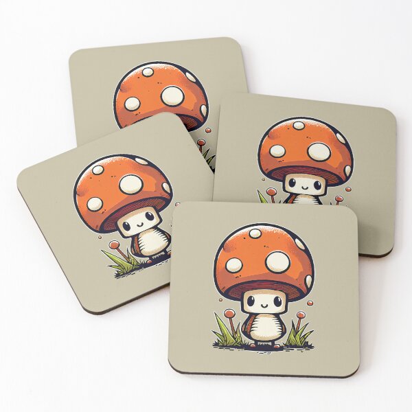 Artikelvorschau, cute kawaii colorful mushroom entworfen und verkauft von Quiki.