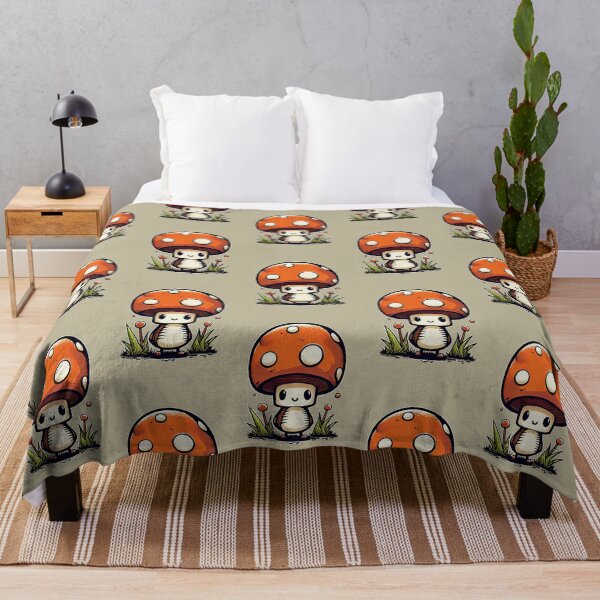 Item preview, cute kawaii colorful mushroom designed and sold by Quiki.