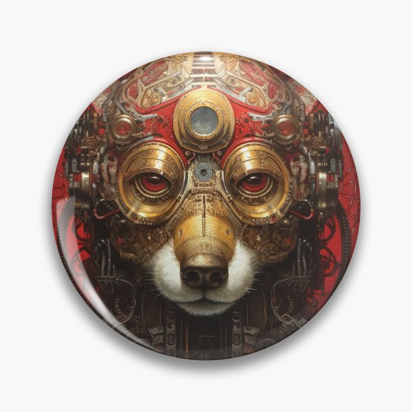 Artikelvorschau, Biomechanical Steampunk Dog 1 entworfen und verkauft von Earth Celebration Designs.