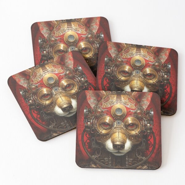 Item preview, Biomechanical Steampunk Dog 1 designed and sold by Earth Celebration Designs.