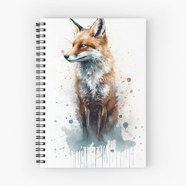 Item preview, Red fox painting designed and sold by pietrofoto.