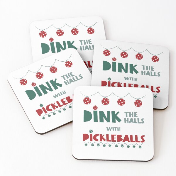 Item preview, Christmas Pickleball Pun Dink the Halls with Pickleballs designed and sold by whyitsme.