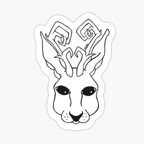 Item preview, Jackelope designed and sold by AnythingButBland Art.
