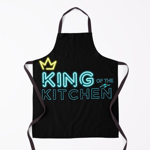 Item preview, Cool blue design with the text King of the Kitchen. designed and sold by KortsaCrea.