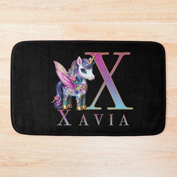 Item preview, Xavia name with a cute unicorn designed and sold by Lubellebubble20.