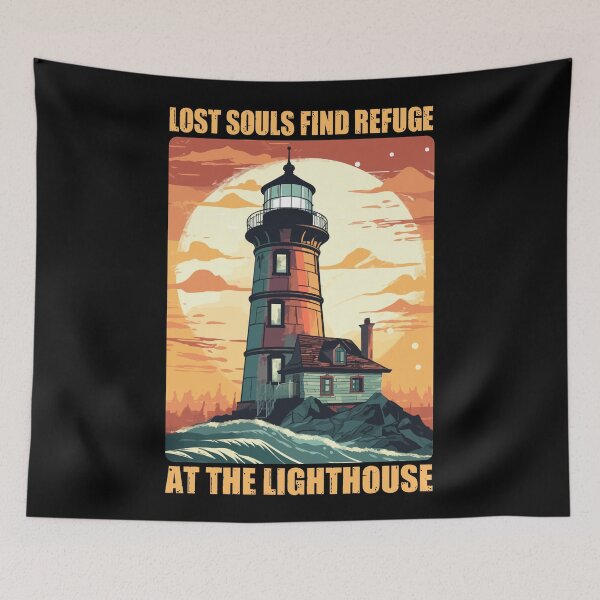 Item preview, Lost souls find refuge at the lighthouse designed and sold by SidTastic .