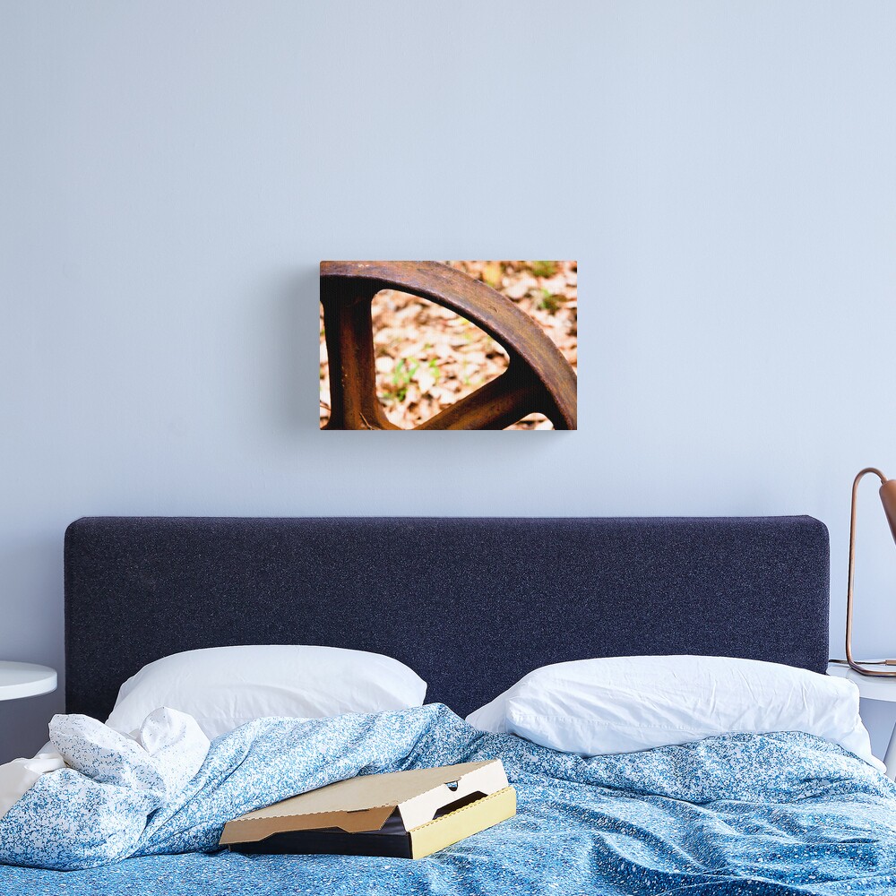 Old wheel Canvas Print