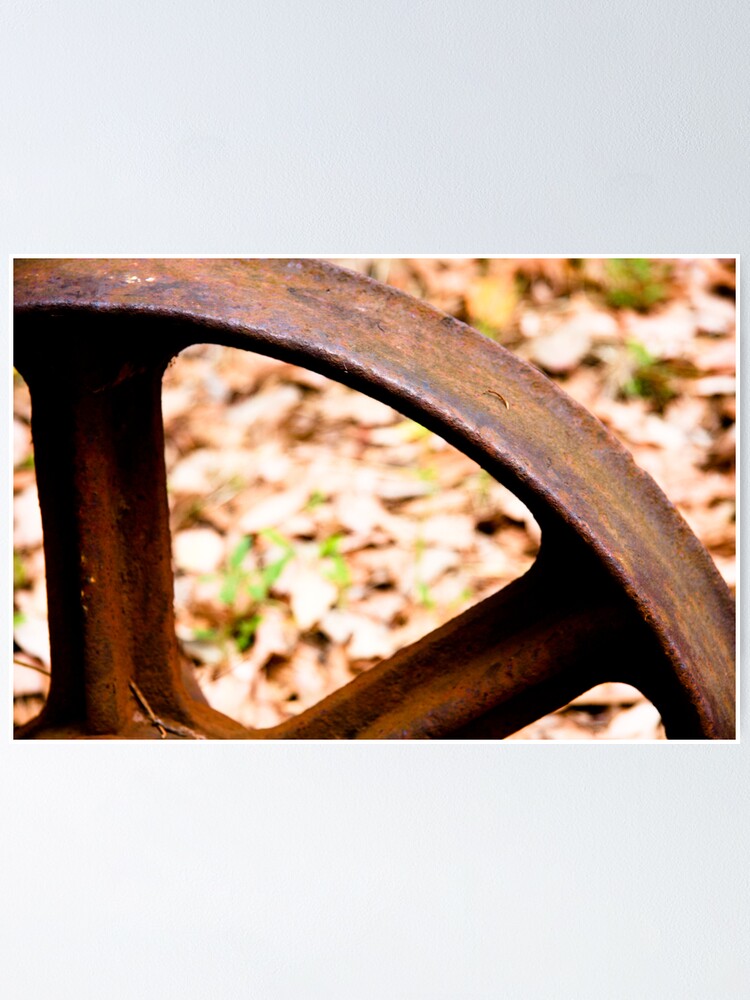 Alternate view of Old wheel Poster