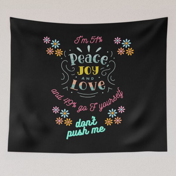 Item preview, Funny Sassy Quote For Peaceful Rebels And Hippie Badasses designed and sold by StormyMuse.