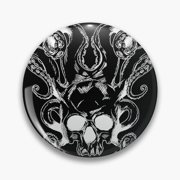 Item preview, Copia de calavera con tentáculos. designed and sold by MythosMerch.