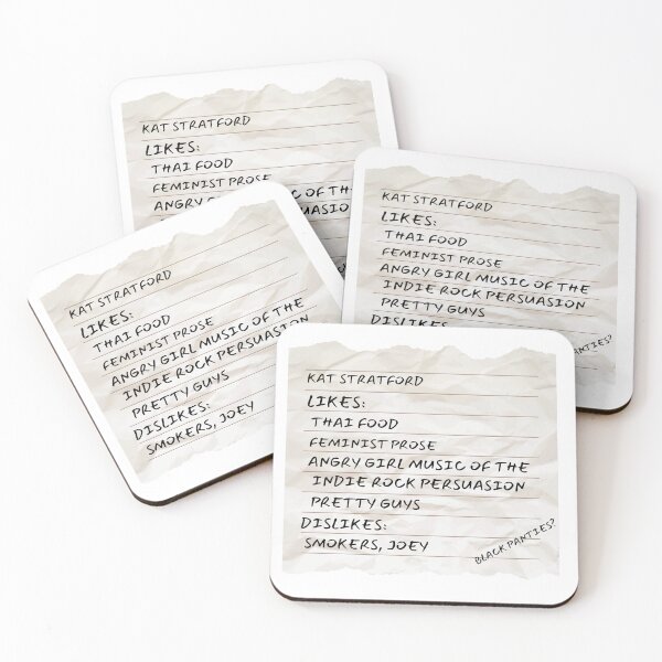 Item preview, 10 Things I Hate About You Note designed and sold by eldrury.