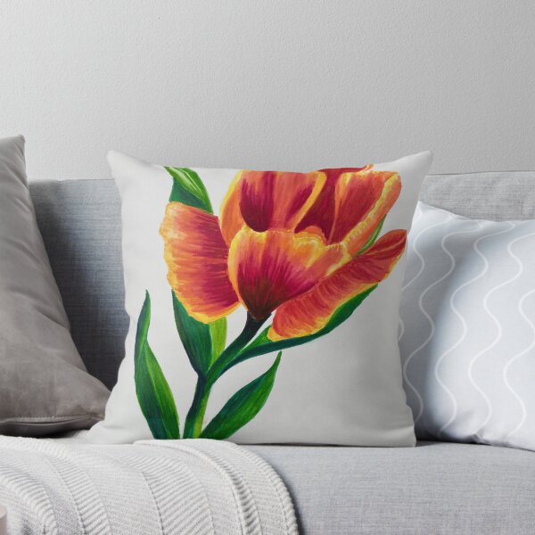 Item preview, Variegated Orange Tulip designed and sold by Elaine Rittler.