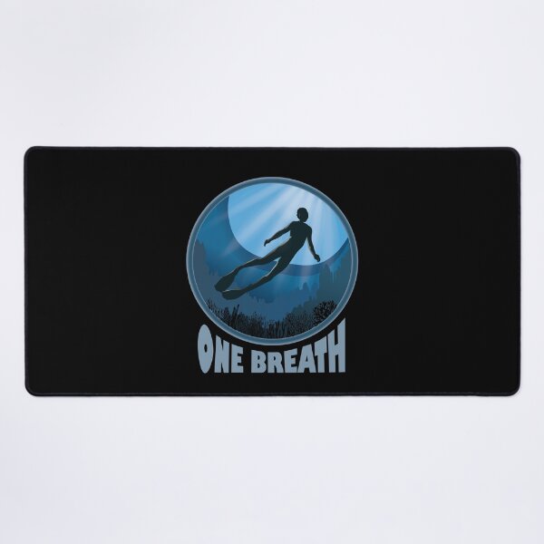 Item preview, One Breath Apnoe Freedive - The Ocean Is Calling designed and sold by TheInkElephant.