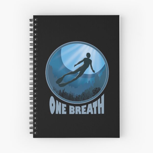 Item preview, One Breath Apnoe Freedive - The Ocean Is Calling designed and sold by TheInkElephant.
