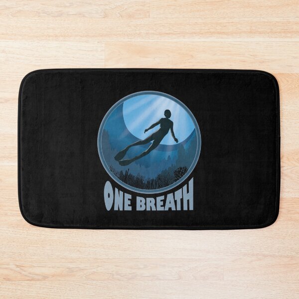 Item preview, One Breath Apnoe Freedive - The Ocean Is Calling designed and sold by TheInkElephant.