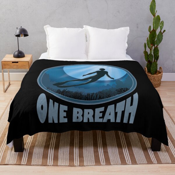 Item preview, One Breath Apnoe Freedive - The Ocean Is Calling designed and sold by TheInkElephant.