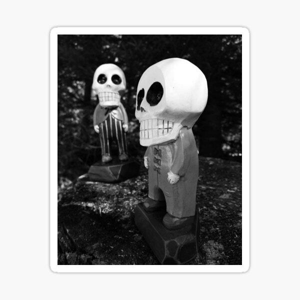Skeleton Woodland Adventure Sticker
