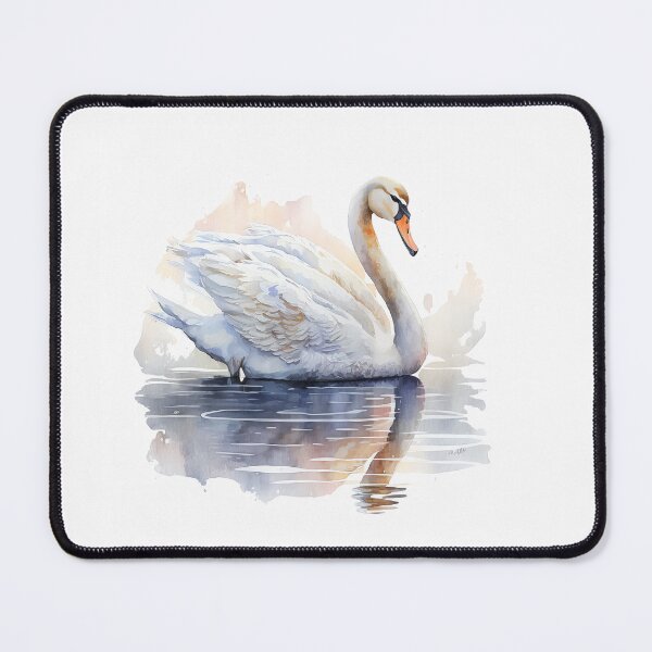 Item preview, Stunning Swan Watercolour Portrait designed and sold by Adios65.