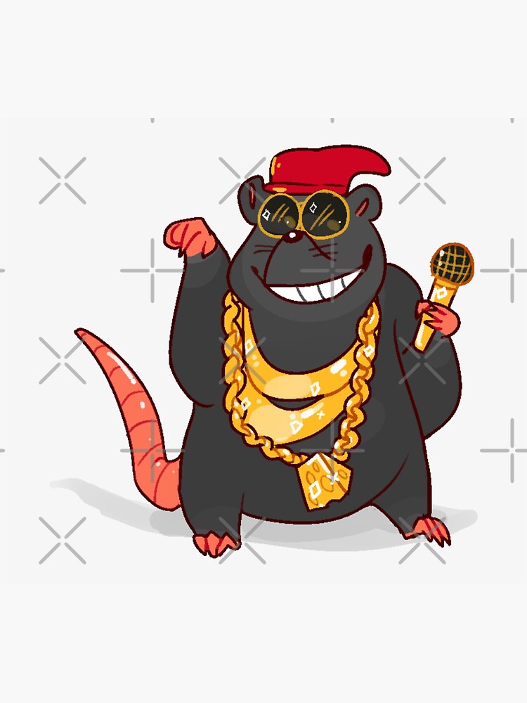 Biggie Cheese Meme Mouse | Sticker