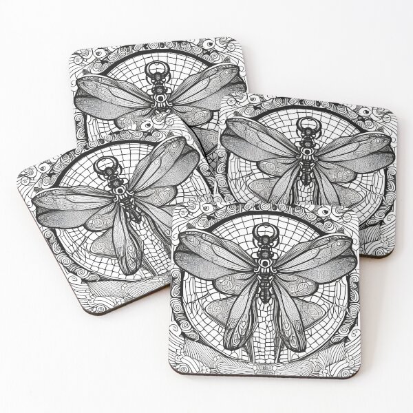Item preview, B/W  Dragonfly designed and sold by Pjay McConnell.