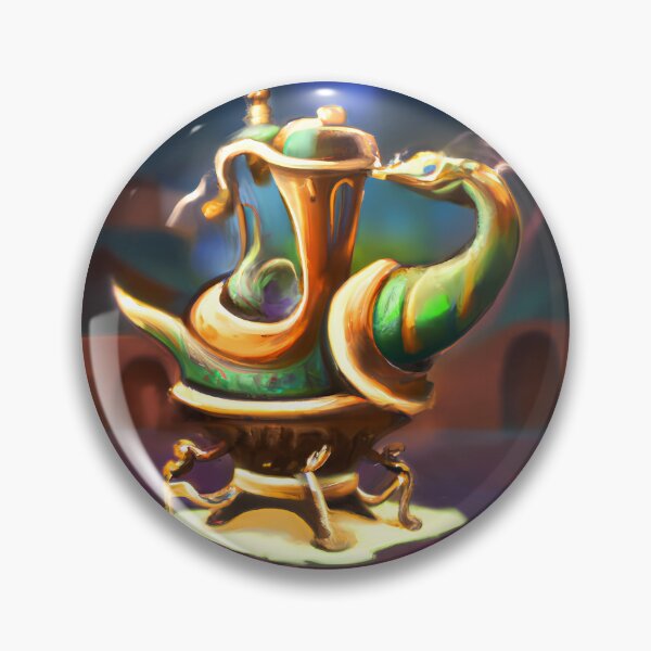 Item preview, Lamp Genie In Cyberpunk Universe designed and sold by KalipsoArt.