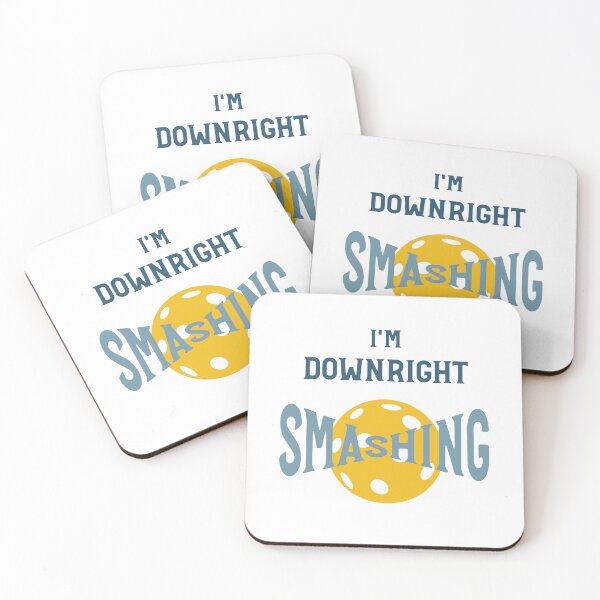 Item preview, Pickleball Pun I'm Downright Smashing designed and sold by whyitsme.