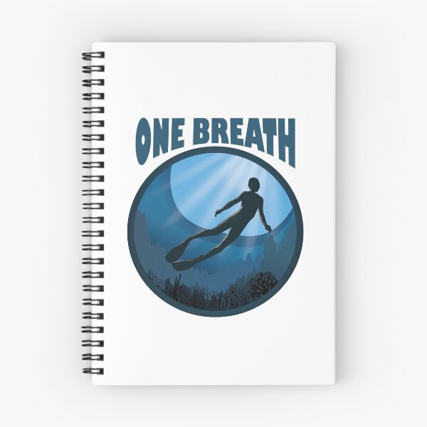 Item preview, One Breath Apnoe Freedive - The Ocean Is Calling designed and sold by TheInkElephant.
