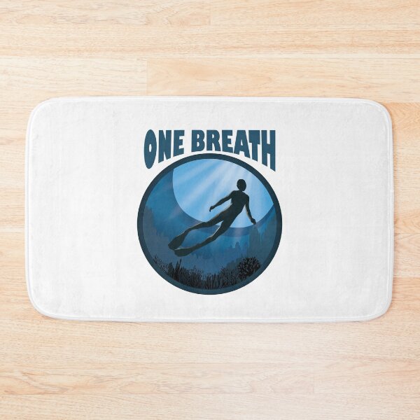 Item preview, One Breath Apnoe Freedive - The Ocean Is Calling designed and sold by TheInkElephant.