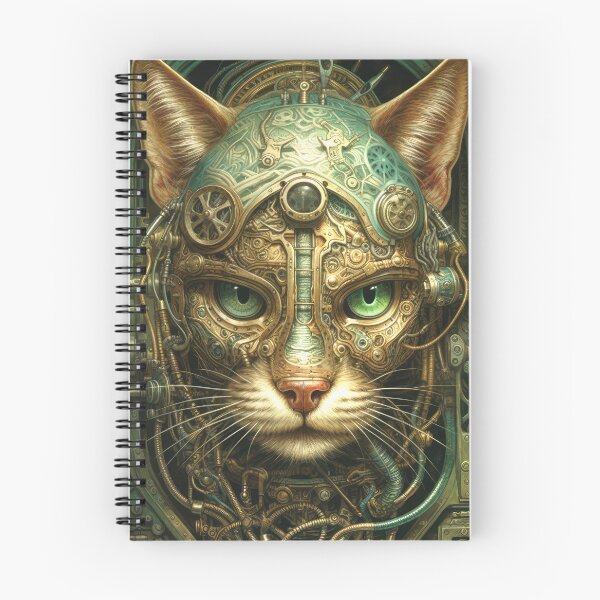 Item preview, Biomechanical Steampunk Cat 1 designed and sold by Earth Celebration Designs.