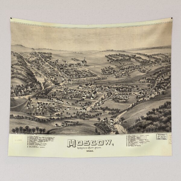 Item preview, Moscow, Pennsylvania (1891) designed and sold by allhistory.