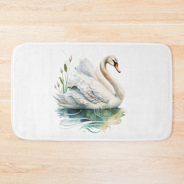 Item preview, Beautiful Swan Watercolour Portrait designed and sold by Adios65.