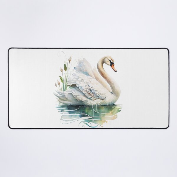 Item preview, Beautiful Swan Watercolour Portrait designed and sold by Adios65.