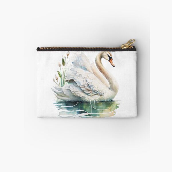 Item preview, Beautiful Swan Watercolour Portrait designed and sold by Adios65.