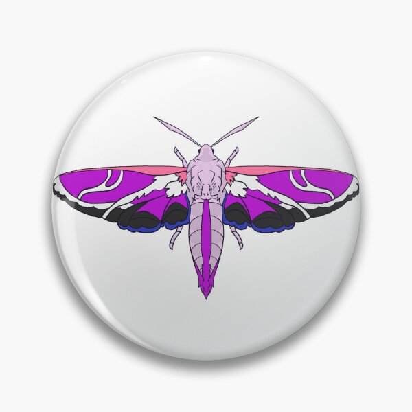 Item preview, Genderfluid Sphinx Moth designed and sold by Sea Sa1t.