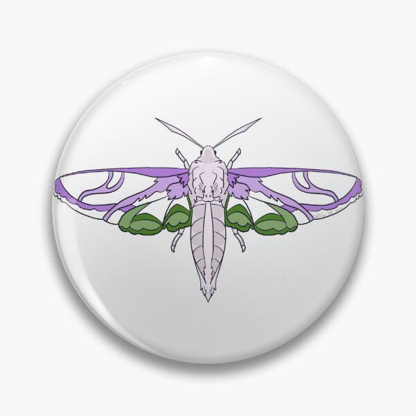 Item preview, Genderqueer Sphinx Moth designed and sold by Sea Sa1t.