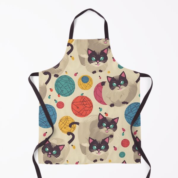 Item preview, Patrón de gato siamés con ovillo designed and sold by FuschDesigns.