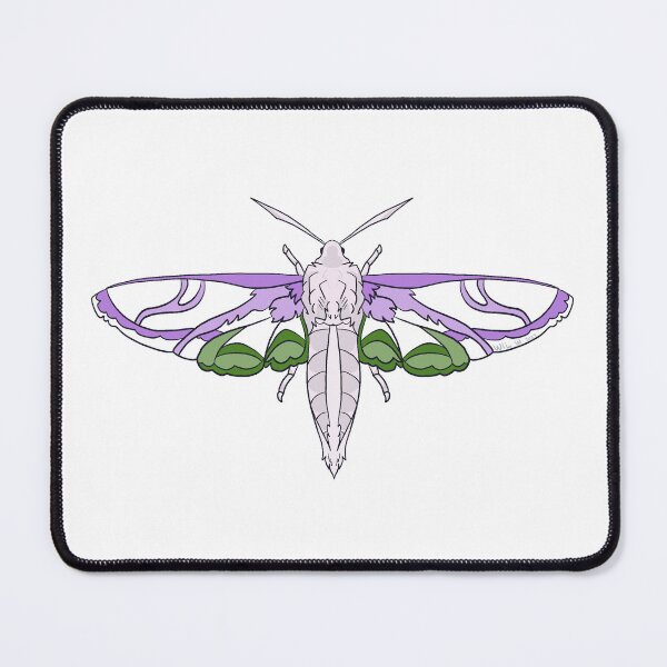 Item preview, Genderqueer Sphinx Moth designed and sold by Sea Sa1t.
