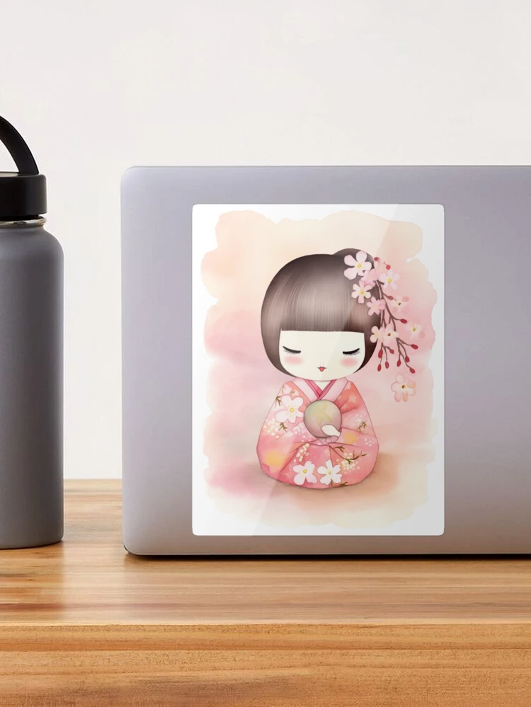 Suatelier Stickers Kokeshi (Japanese Doll) – PaperMoonIsland