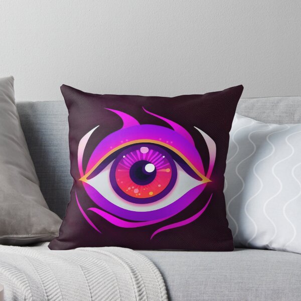 Item preview, Ojo de dibujos animados de Ember púrpura designed and sold by MythicPrompts.