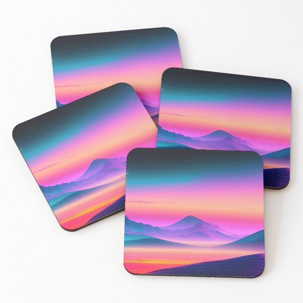 Item preview, Cosmic Haze: A Vaporwave Exploration of Pastel Tones and Surreal Scenery designed and sold by Mullet Monkey.